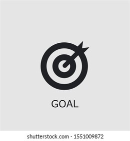 Professional vector goal icon. Goal symbol that can be used for any platform and purpose. High quality goal illustration.
