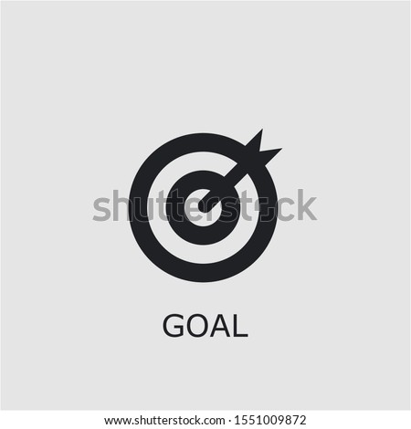 Professional vector goal icon. Goal symbol that can be used for any platform and purpose. High quality goal illustration.