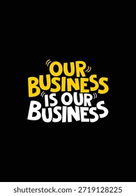 Professional vector graphic featuring the word Business in a clean, corporate-style font for financial media.