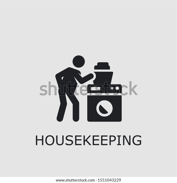 Professional Vector Housekeeping Icon Housekeeping Symbol Stock Vector