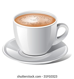 professional vector illustration of coffee cup