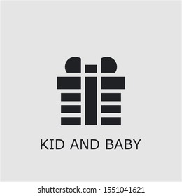 Professional vector kid and baby icon. Kid and baby symbol that can be used for any platform and purpose. High quality kid and baby illustration.