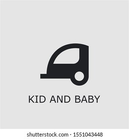 Professional vector kid and baby icon. Kid and baby symbol that can be used for any platform and purpose. High quality kid and baby illustration.