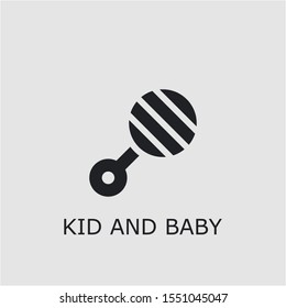 Professional vector kid and baby icon. Kid and baby symbol that can be used for any platform and purpose. High quality kid and baby illustration.