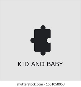 Professional vector kid and baby icon. Kid and baby symbol that can be used for any platform and purpose. High quality kid and baby illustration.