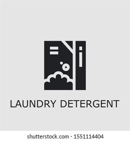 Professional vector laundry detergent icon. Laundry detergent symbol that can be used for any platform and purpose. High quality laundry detergent illustration.