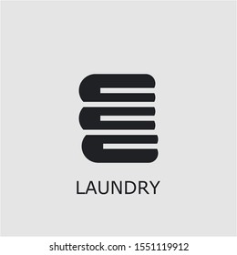Professional vector laundry icon. Laundry symbol that can be used for any platform and purpose. High quality laundry illustration.