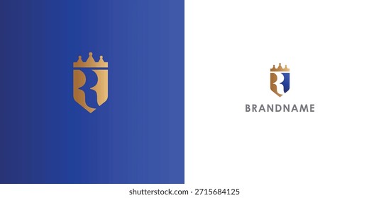 Diseño de logotipo de Vector de Profesional con letra R. Símbolo de marca moderno perfecto para empresas, empresas emergentes, identidad de marca y marca personal. Plantilla de diseño de Vector.