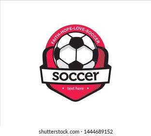 professional vector logo templates flat style, football club logos, for company icons and trademarks.