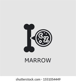 Professional vector marrow icon. Marrow symbol that can be used for any platform and purpose. High quality marrow illustration.