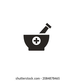 Icono profesional de farmacia y medicina vectorial. La farmacia y los símbolos médicos se pueden usar para cualquier plataforma y propósito.