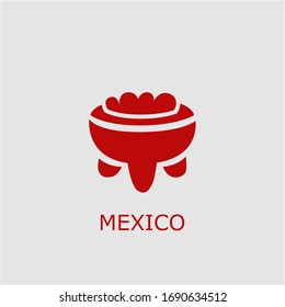 Icono de México vector profesional. Símbolo mexicano que puede ser usado para cualquier plataforma y propósito. Ilustración mexica de alta calidad.