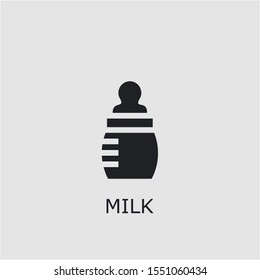 Professional vector milk icon. Milk symbol that can be used for any platform and purpose. High quality milk illustration.