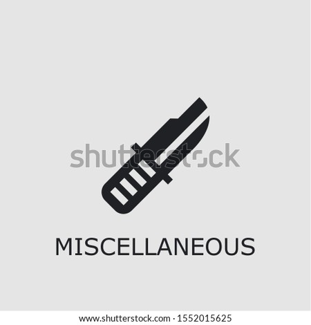 Professional vector miscellaneous icon. Miscellaneous symbol that can be used for any platform and purpose. High quality miscellaneous illustration.