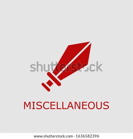 Professional vector miscellaneous icon. Miscellaneous symbol that can be used for any platform and purpose. High quality miscellaneous illustration.