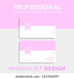 Professional Vector Modern Creative and Beauty Business Card Template for Your Company