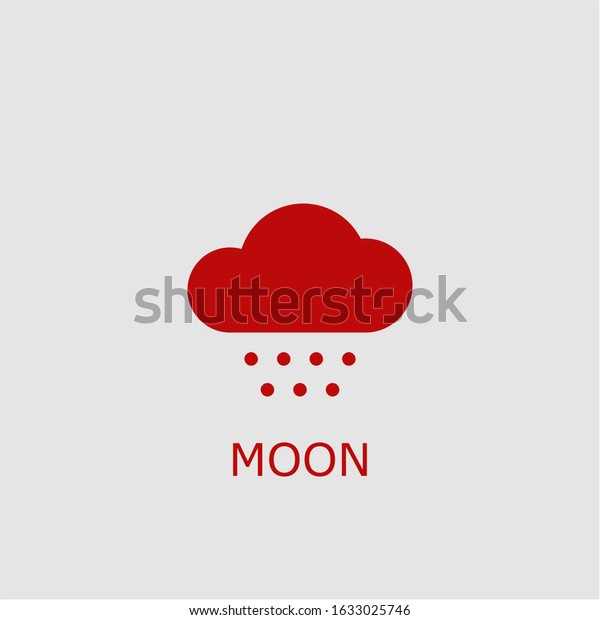 Professional\
vector moon icon. Moon symbol that can be used for any platform and\
purpose. High quality moon\
illustration.