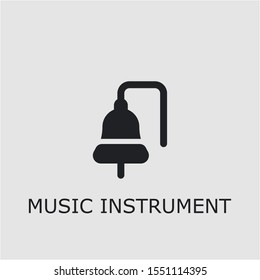 Professional vector music instrument icon. Music instrument symbol that can be used for any platform and purpose. High quality music instrument illustration.