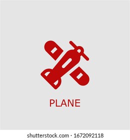 Symbol für professionelle Vektorillustration. Plane Symbol, das für jede Plattform und jeden Zweck verwendet werden kann. Hochwertige Flachgrafik.