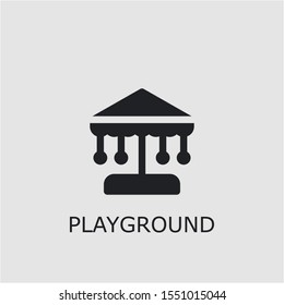 Professional vector playground icon. Playground symbol that can be used for any platform and purpose. High quality playground illustration.