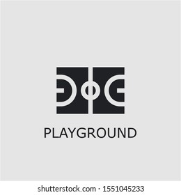 Professional vector playground icon. Playground symbol that can be used for any platform and purpose. High quality playground illustration.
