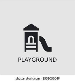 Professional vector playground icon. Playground symbol that can be used for any platform and purpose. High quality playground illustration.