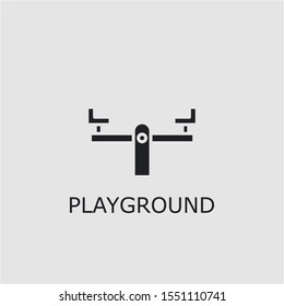 Professional vector playground icon. Playground symbol that can be used for any platform and purpose. High quality playground illustration.