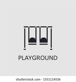 Professional vector playground icon. Playground symbol that can be used for any platform and purpose. High quality playground illustration.
