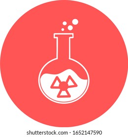Professional vector poison icon, logo. Poison symbol that can be used for any platform and purpose. High quality poison illustration. Danger grunge vector signs. Radiation sign, Poison sign.