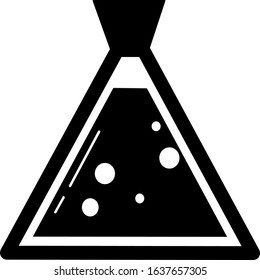 Professional vector poison icon. Poison symbol that can be used for any platform and purpose. High quality poison illustration. Danger grunge vector signs. Radiation sign, Poison sign.