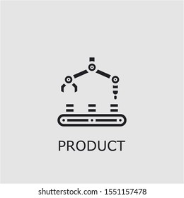 Professional vector product icon. Product symbol that can be used for any platform and purpose. High quality product illustration.
