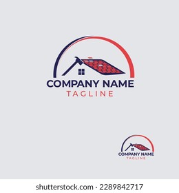 Professional Vector Roof Expert Logo Template for Reliable Roofing Services