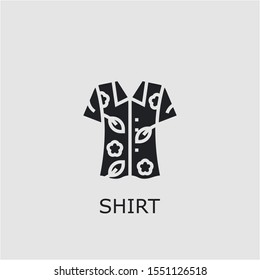 Professional vector shirt icon. Shirt symbol that can be used for any platform and purpose. High quality shirt illustration.