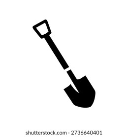 Professional vector shovel icon. Shovel symbol that can be used for any platform and purpose. High quality shovel illustration.