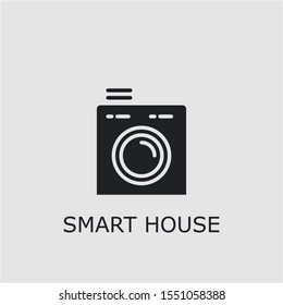 Professional vector smart house icon. Smart house symbol that can be used for any platform and purpose. High quality smart house illustration.