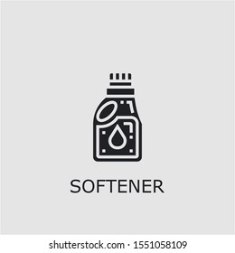 Professional vector softener icon. Softener symbol that can be used for any platform and purpose. High quality softener illustration.