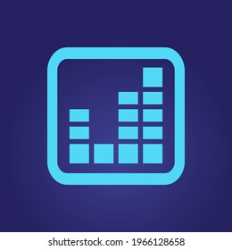 Professional vector sound waves icon. Sound waves symbol that can be used for any platform and purpose. High quality volume illustration.