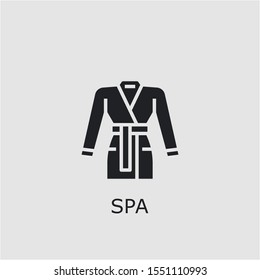 Professional vector spa icon. Spa symbol that can be used for any platform and purpose. High quality spa illustration.