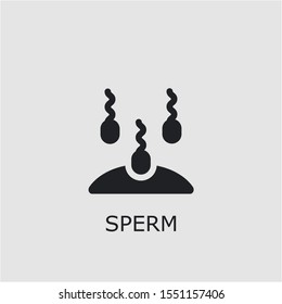 Professional vector sperm icon. Sperm symbol that can be used for any platform and purpose. High quality sperm illustration.