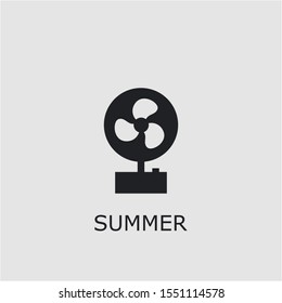 Professional vector summer icon. Summer symbol that can be used for any platform and purpose. High quality summer illustration.