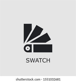 Professional Vector Swatch Icon. Swatch Symbol That Can Be Used For Any Platform And Purpose. High Quality Swatch Illustration.