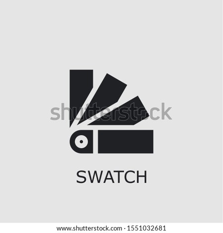 Professional vector swatch icon. Swatch symbol that can be used for any platform and purpose. High quality swatch illustration.