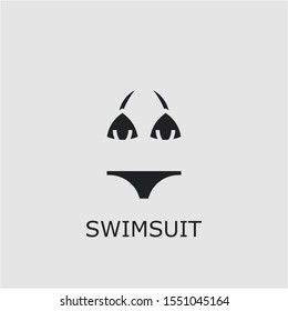 Professional vector swimsuit icon. Swimsuit symbol that can be used for any platform and purpose. High quality swimsuit illustration.