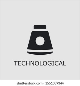 Professional vector technological icon. Technological symbol that can be used for any platform and purpose. High quality technological illustration.