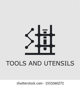 Professional vector tools and utensils icon. Tools and utensils symbol that can be used for any platform and purpose. High quality tools and utensils illustration.