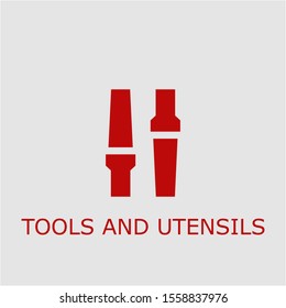 Professional vector tools and utensils icon. Tools and utensils symbol that can be used for any platform and purpose. High quality tools and utensils illustration.