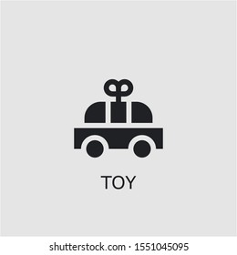 Professional vector toy icon. Toy symbol that can be used for any platform and purpose. High quality toy illustration.