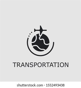 Professional vector transportation icon. Transportation symbol that can be used for any platform and purpose. High quality transportation illustration.