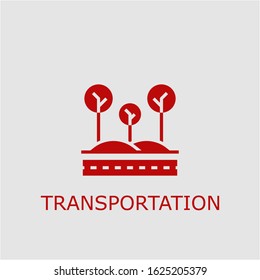 Professional vector transportation icon. Transportation symbol that can be used for any platform and purpose. High quality transportation illustration.