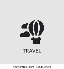 Professional vector travel icon. Travel symbol that can be used for any platform and purpose. High quality travel illustration.